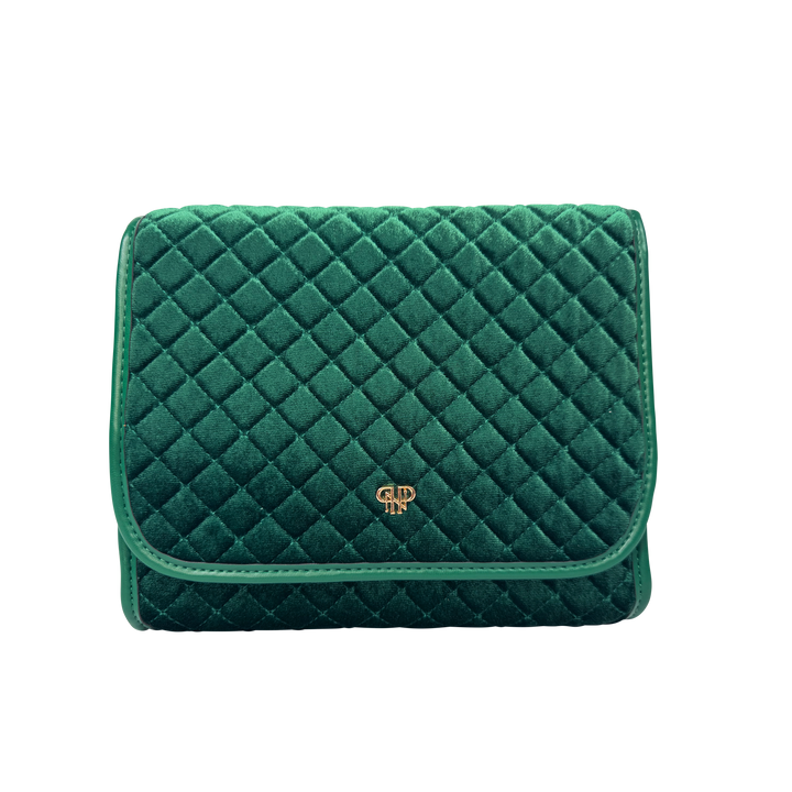 PurseN Classic Toiletry Case - Emerald Velvet