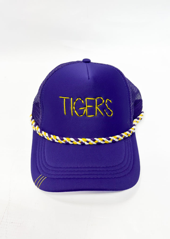 Tigers Trucker Hat - Purple - Gabrielle's Biloxi