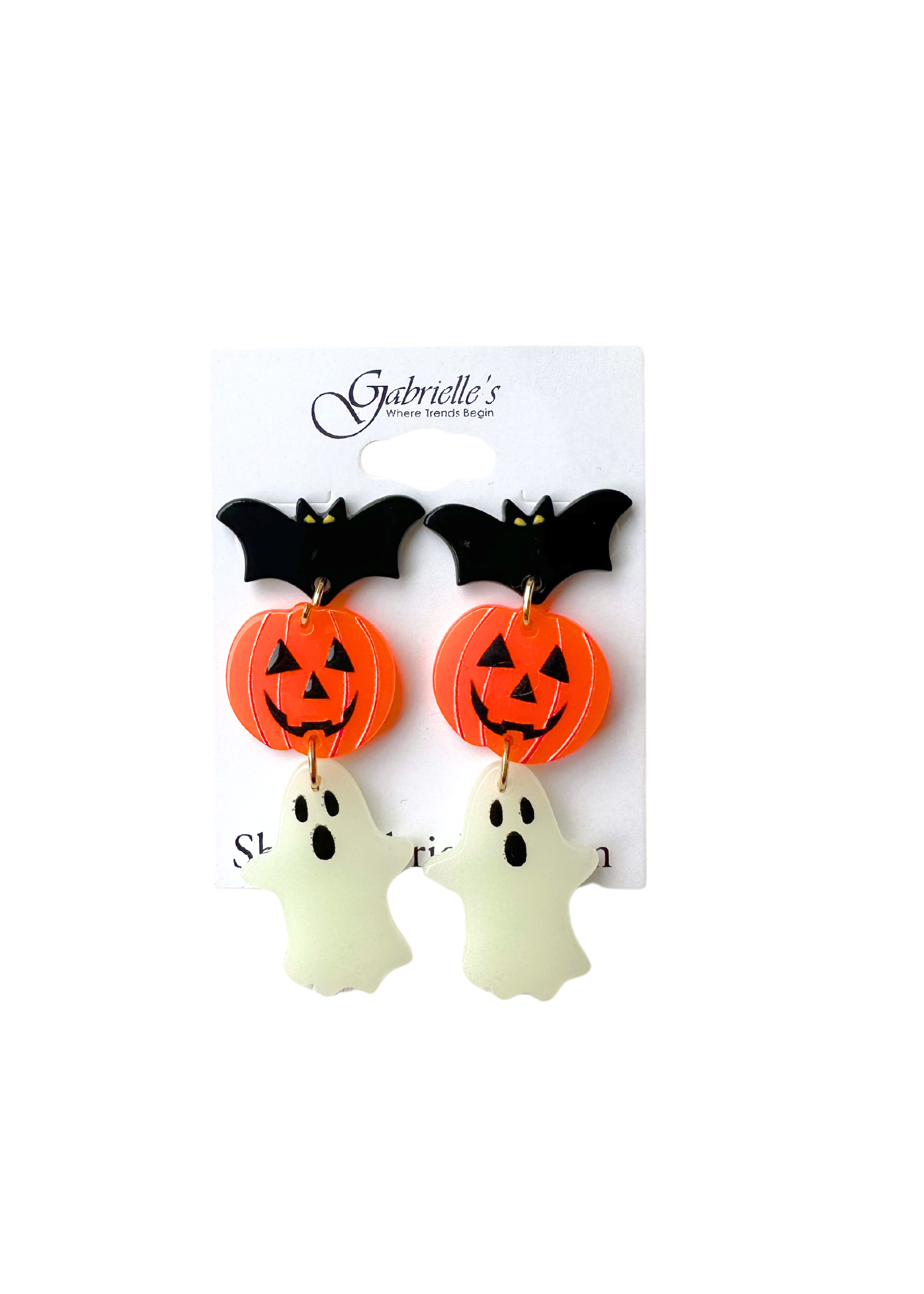 Glow in the Dark Halloween Earrings - Gabrielle's Biloxi