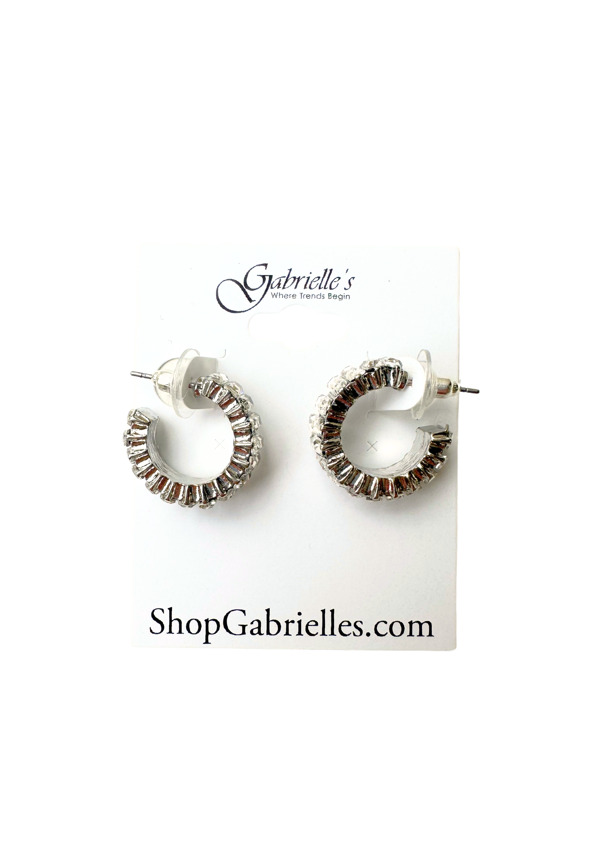 Baguette Hoop Earrings - Gabrielle's Biloxi