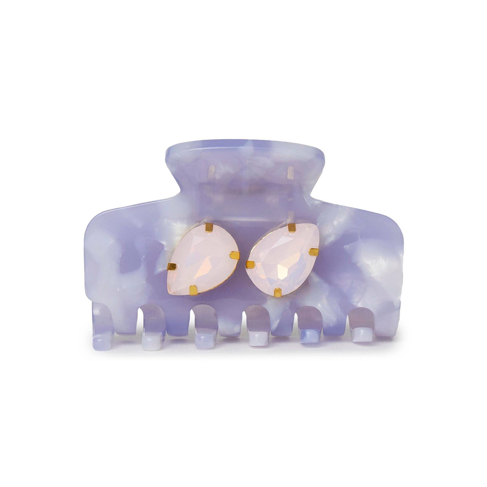LILAC MINI CRYSTAL CLAW CLIP - Gabrielle's Biloxi