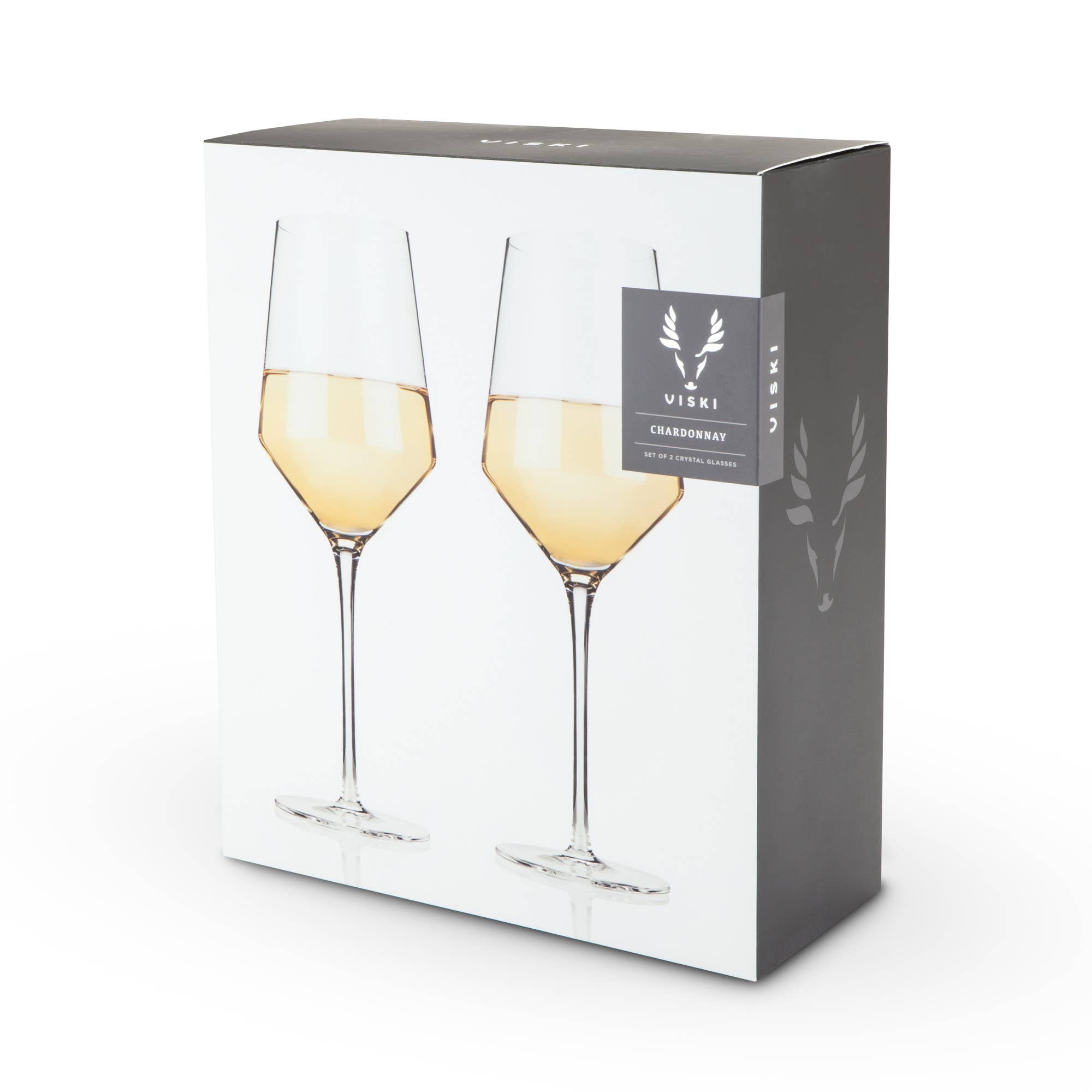 Raye™ Angled Crystal Chardonnay Glasses Set of 2