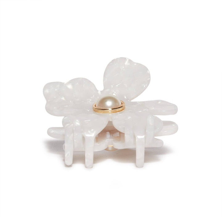 Mother of Pearl Lily Claw Clip - Gabrielle's Biloxi
