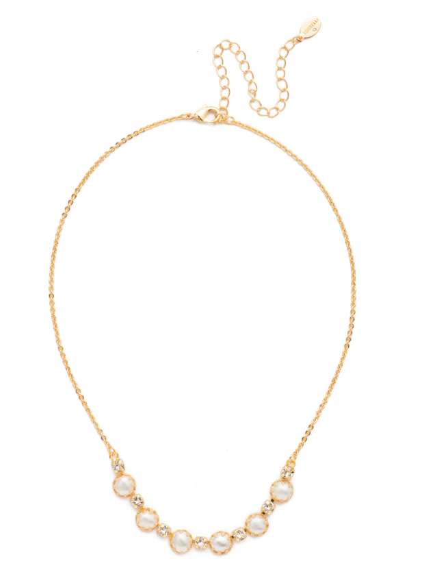 Sorrelli Alvina Tennis Necklace - Modern Pearl - Gabrielle's Biloxi