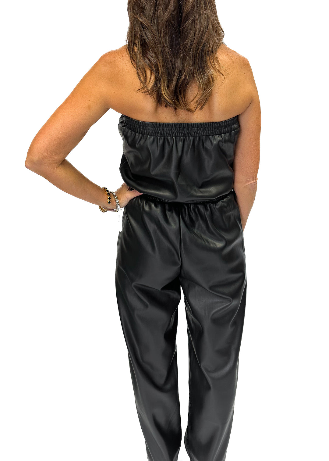 Bishop & Young Glam Slam Vegan Leather Jumpsuit - Gabrielle's Biloxi