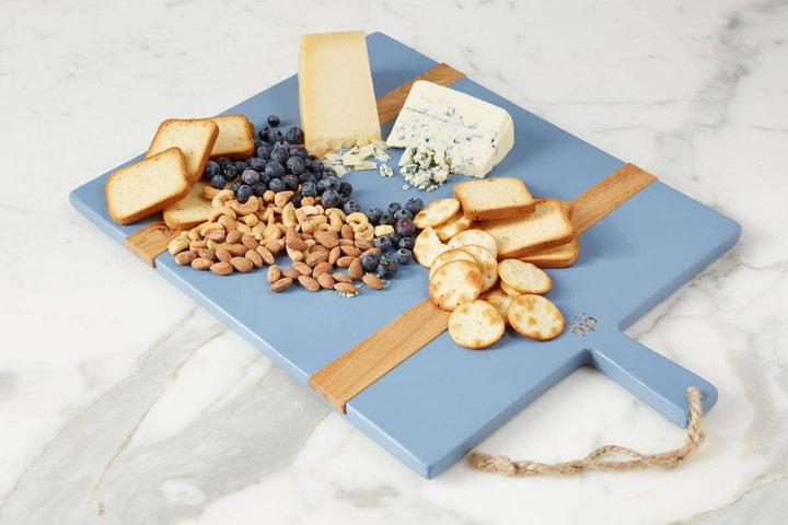 Etu Mod Charcuterie Cheese Board, Medium Rectangle, Denim Blue - Gabrielle's Biloxi
