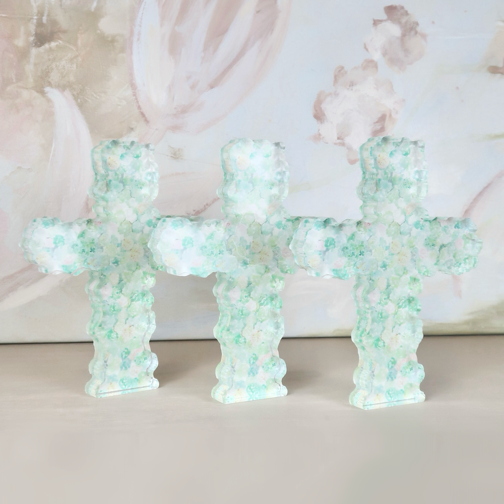 Acrylic Cross Art Block - Gabrielle's Biloxi