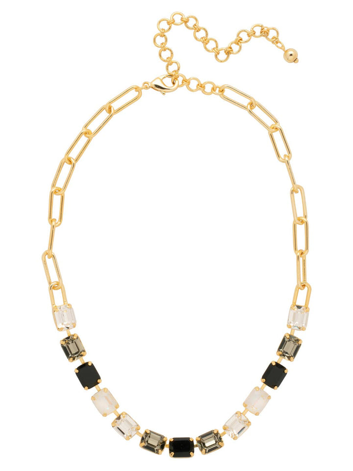 Sorrelli Octavia Paperclip Tennis Necklace -  Starry Night