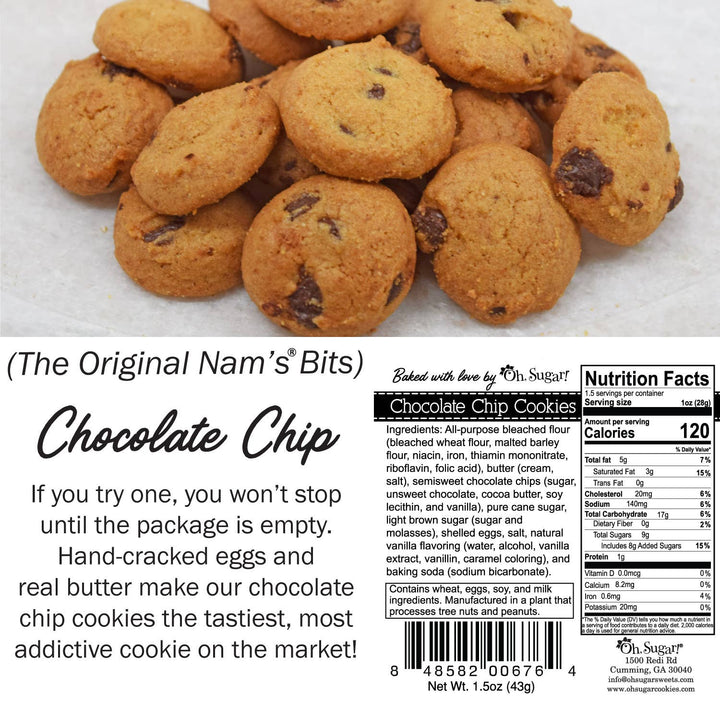 Halloween Chocolate Chip Cookies - Small Bag Assorted - Gabrielle's Biloxi