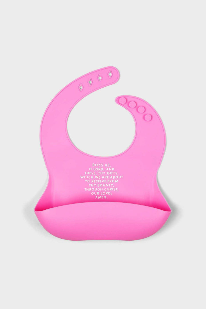 Catholic Meal Blessing Bib | BPA Free Bib | Gift For Baby - Gabrielle's Biloxi