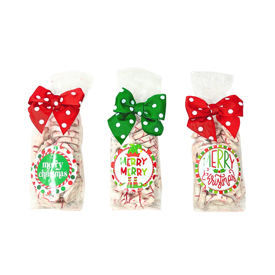 Oh, Sugar! Holiday Yogurt Dipped Pretzels - 4oz Bag - Gabrielle's Biloxi
