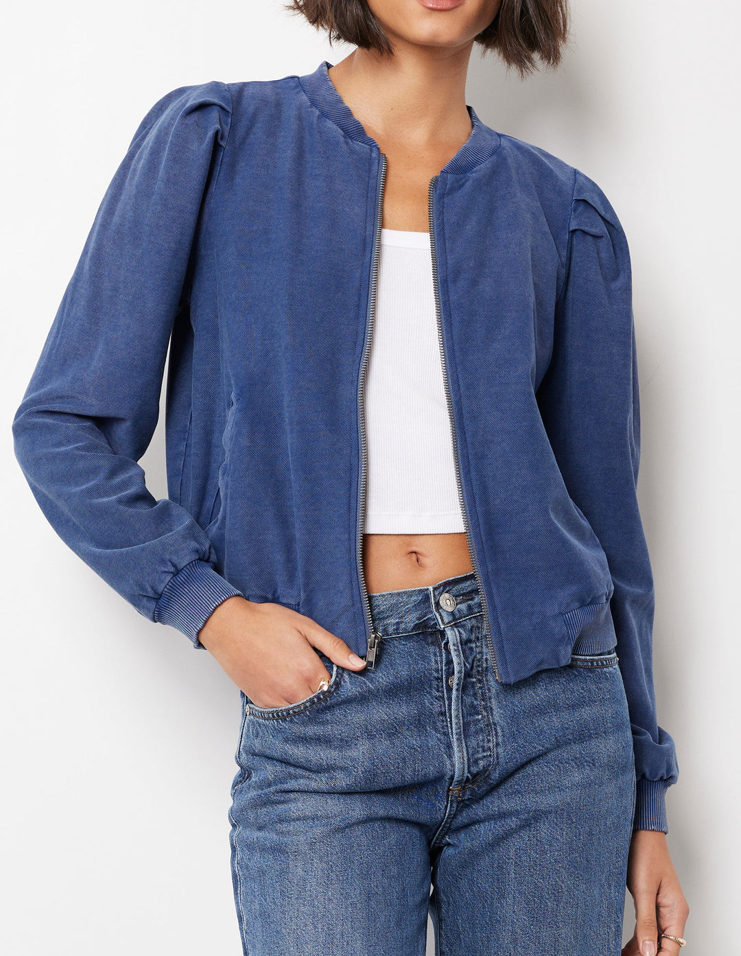 PUFF SLV BOMBER JACKET