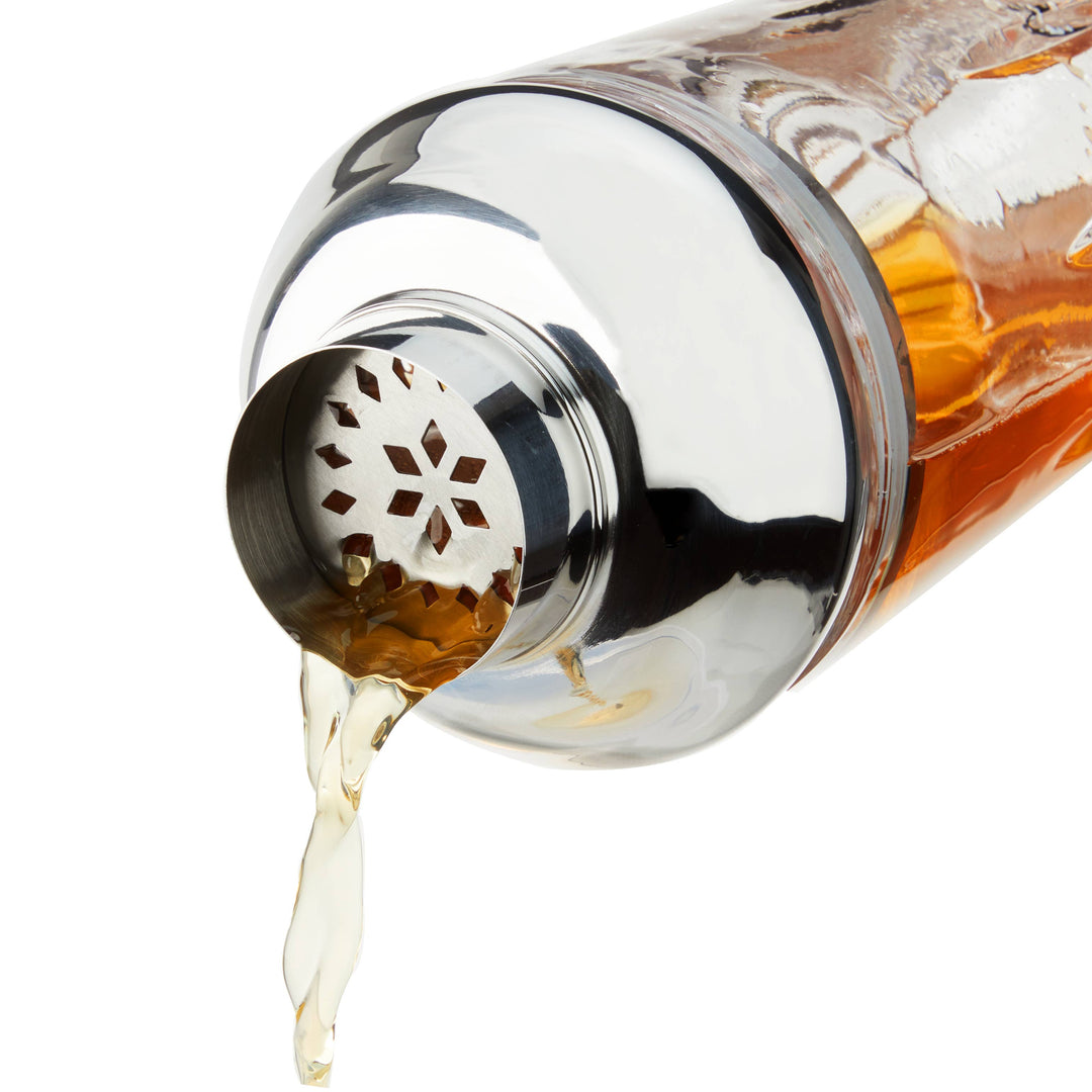 Admiral™ Crystal Cocktail Shaker w/ Built-in Strainer - Gabrielle's Biloxi