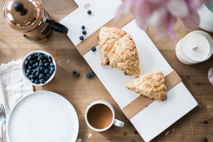 Etu Home Mod Charcuterie Cheese Board, Small Rectangle, White