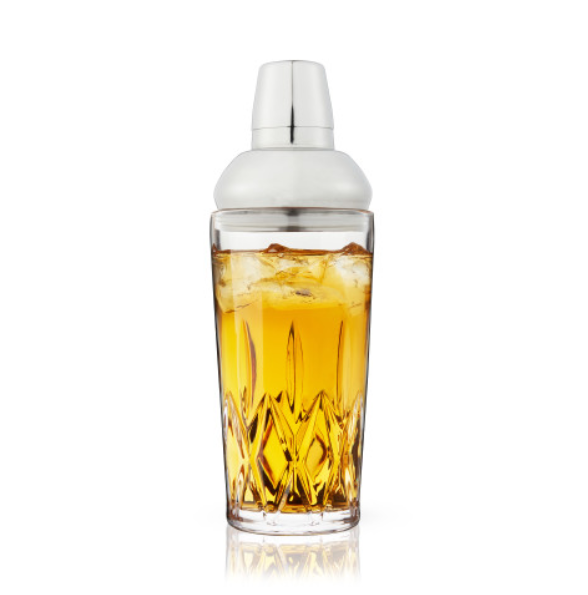 Admiral™ Crystal Cocktail Shaker w/ Built-in Strainer - Gabrielle's Biloxi