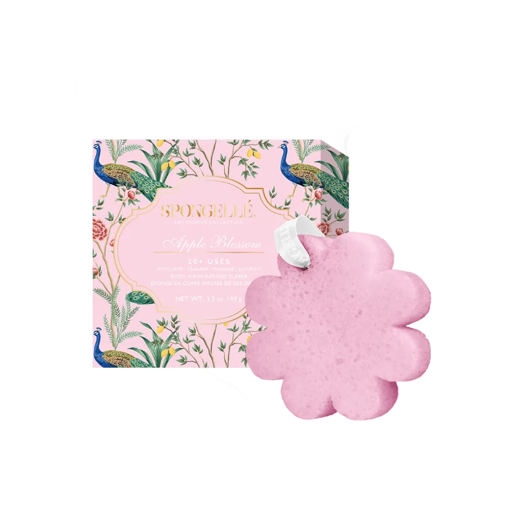 Spongellé Apple Blossom Art Chinois Body Buffer  - Gabrielle's Biloxi