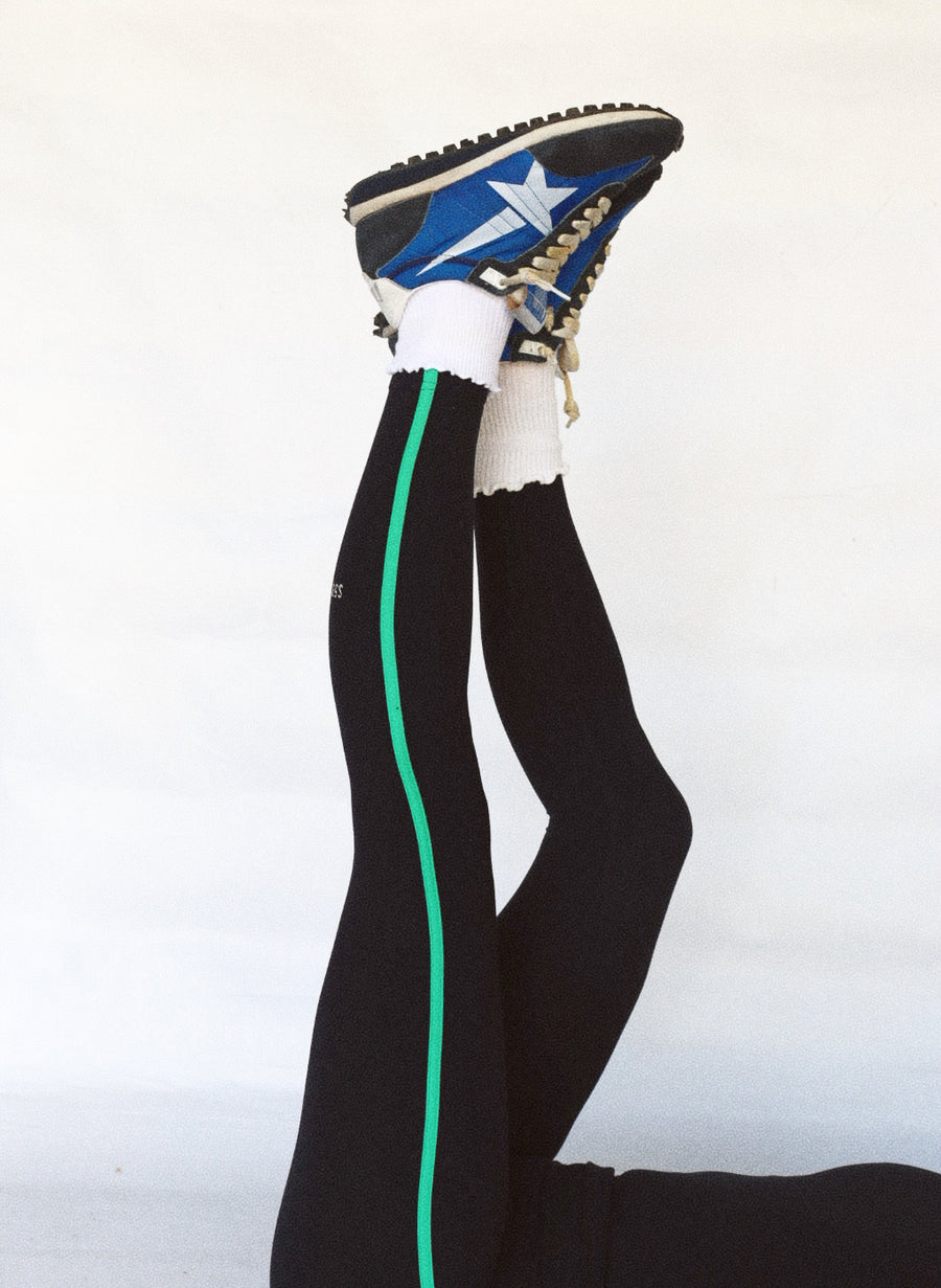 Splits59 Amber Airweight High Waist 7/8 - Indigo/Spearmint - Gabrielle's Biloxi