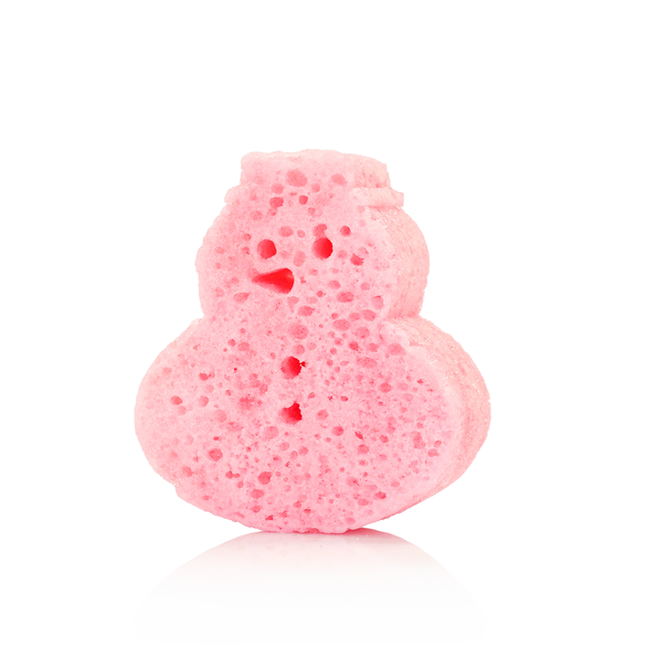 Spongellé White Rose Snowman Holiday Buffer - Gabrielle's Biloxi
