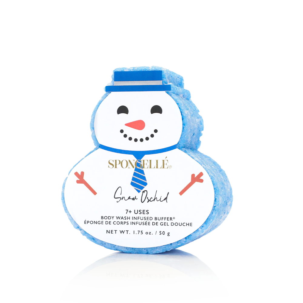 Snow Orchid Snowman Holiday Buffer Christmas Stocking Gift - Gabrielle's Biloxi
