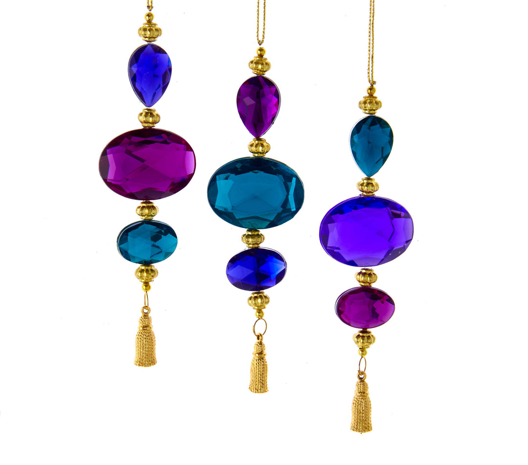 Peacock Dangle Ornaments, 3 Assorted - Gabrielle's Biloxi