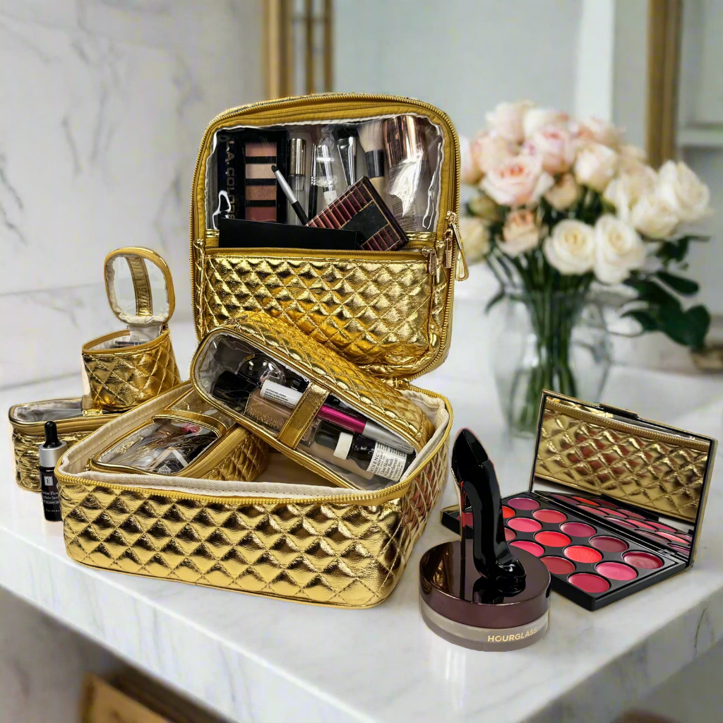 PurseN Mini Diva Makeup Case - 24 Karat - Gabrielle's Biloxi