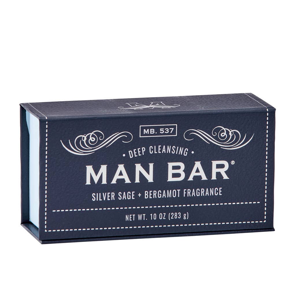 Silver Sage & Bergamot Man Bar - Gabrielle's Biloxi