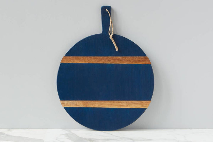 Etu Mod Charcuterie Cheese Board, Medium Round, Navy Blue - Gabrielle's Biloxi