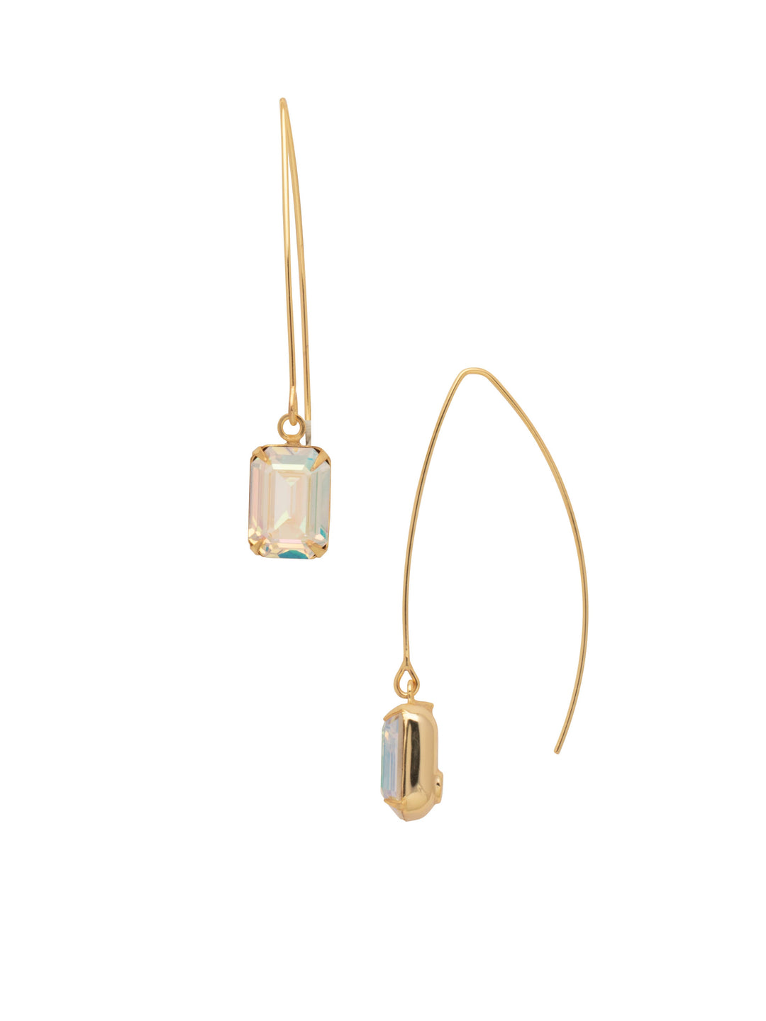 Bobbi Threader Dangle Earrings - Crystal Aurora Borealis - Gabrielle's Biloxi