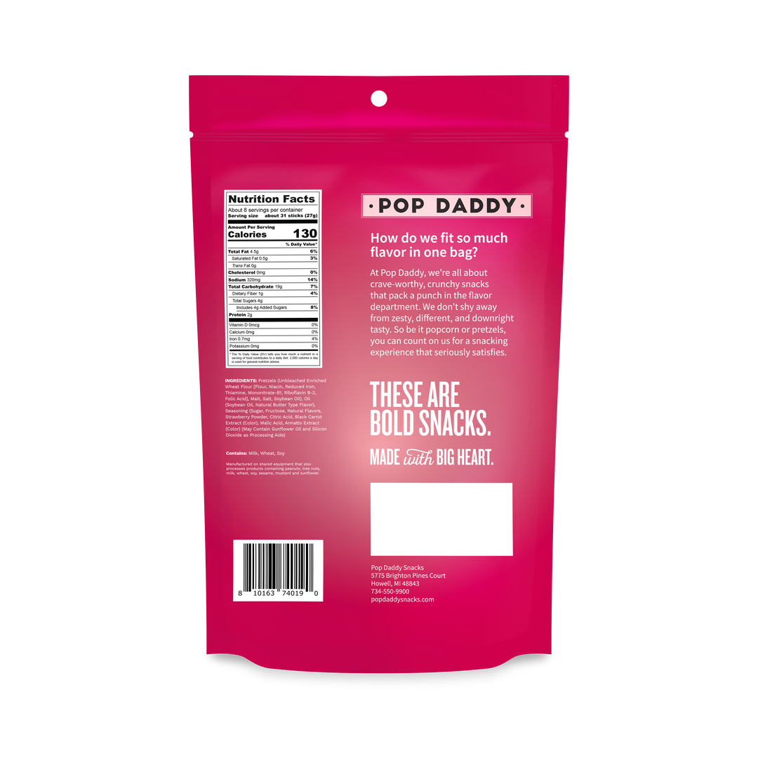 Berry Delicious Strawberry Shortcake Pretzels - 7.5oz - Gabrielle's Biloxi