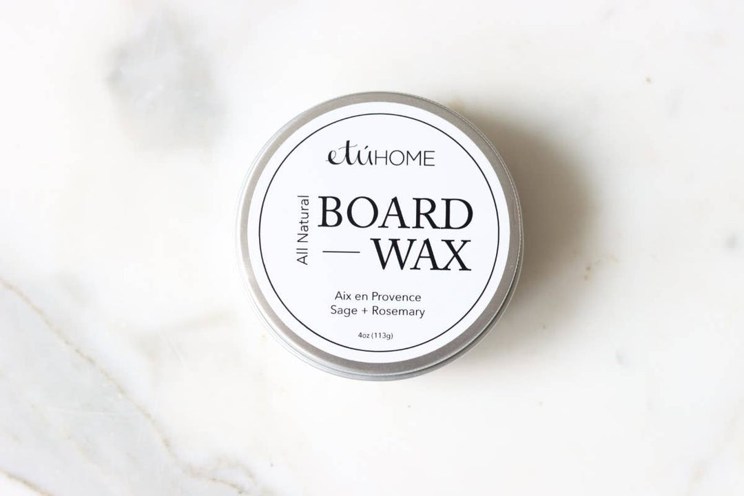 All-Natural Wood Board Wax with Cloth Pad, Rosemary and Sage - Gabrielle's Biloxi