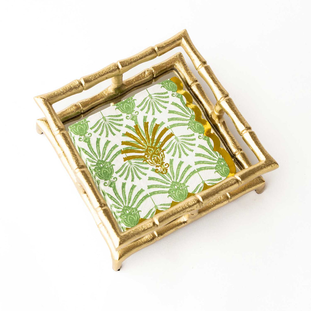 Deco Palms Paper Beverage Napkin Packs - Gabrielle's Biloxi