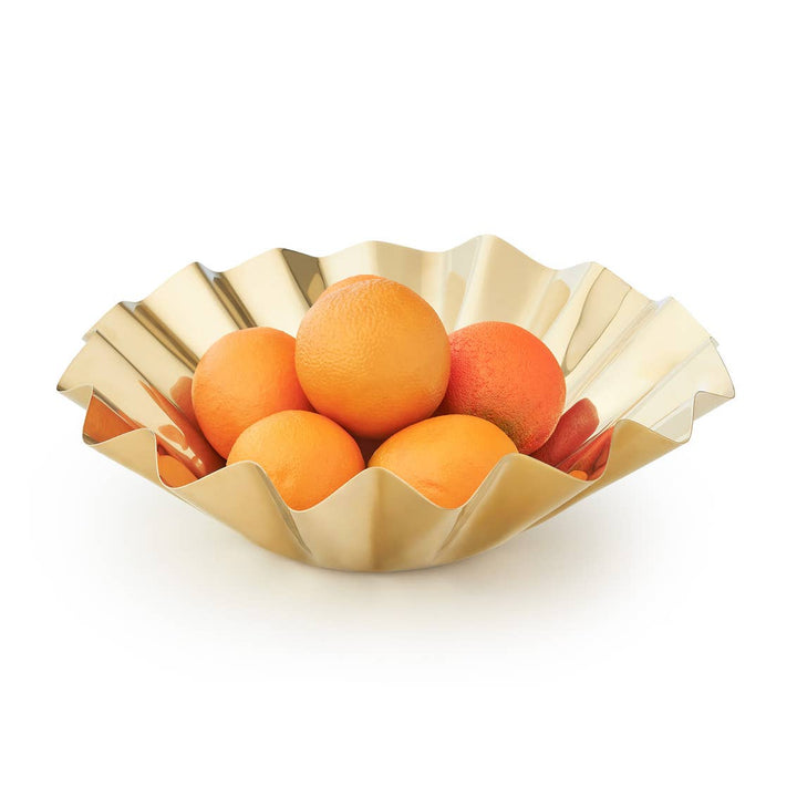 Cerro Gold Round Serving Bowl - Gabrielle's Biloxi