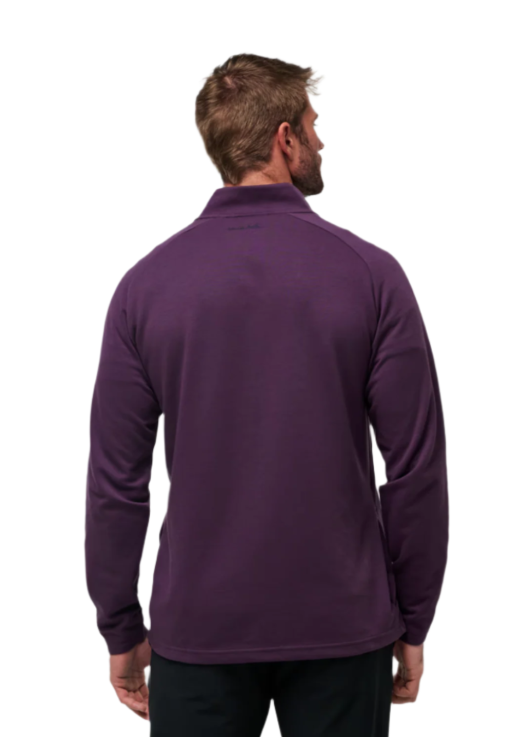 Travis Mathew Upgraded Quarter Zip - Plum - Gabrielle's Biloxi