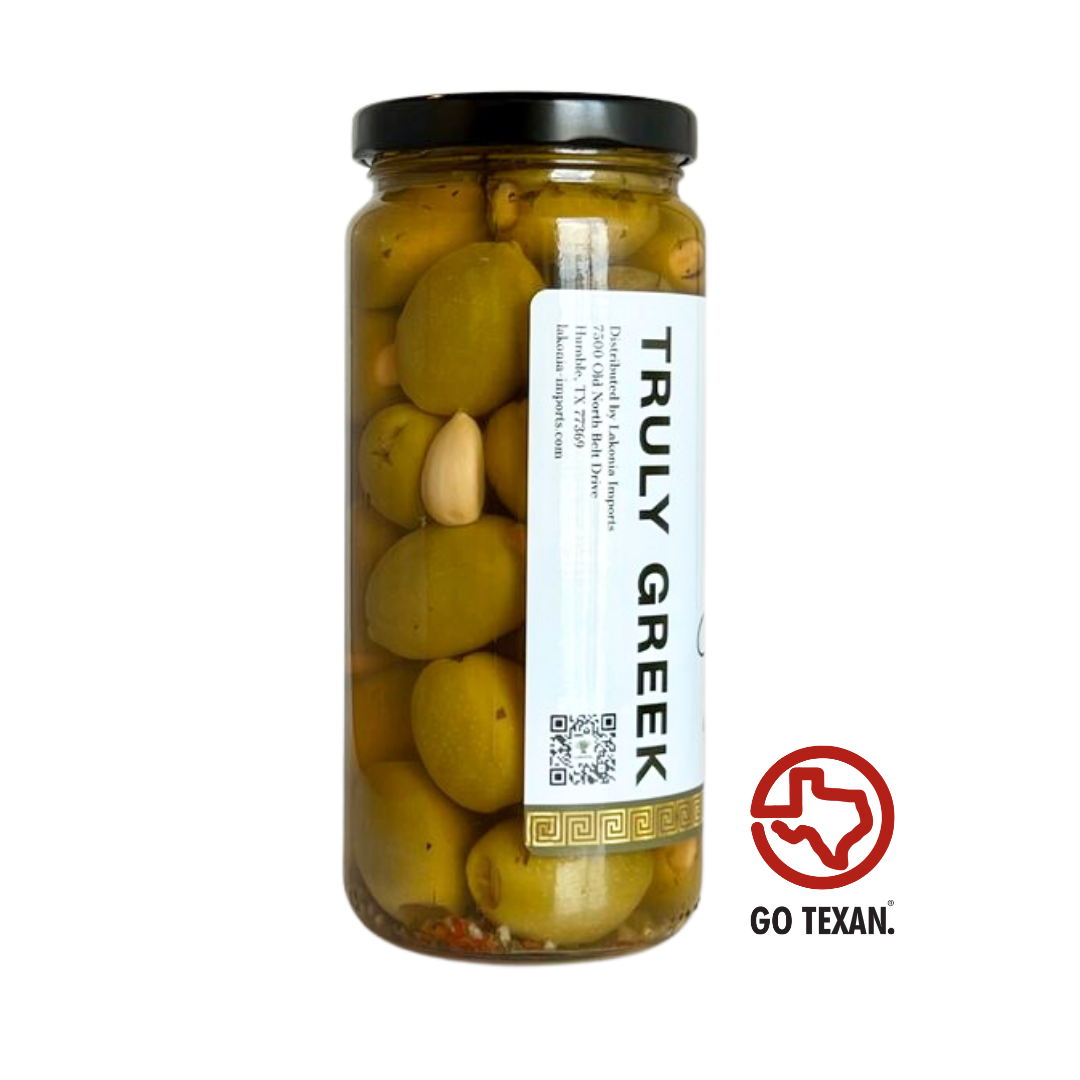 TRULY GREEK Garlic Stuffed Greek Olives