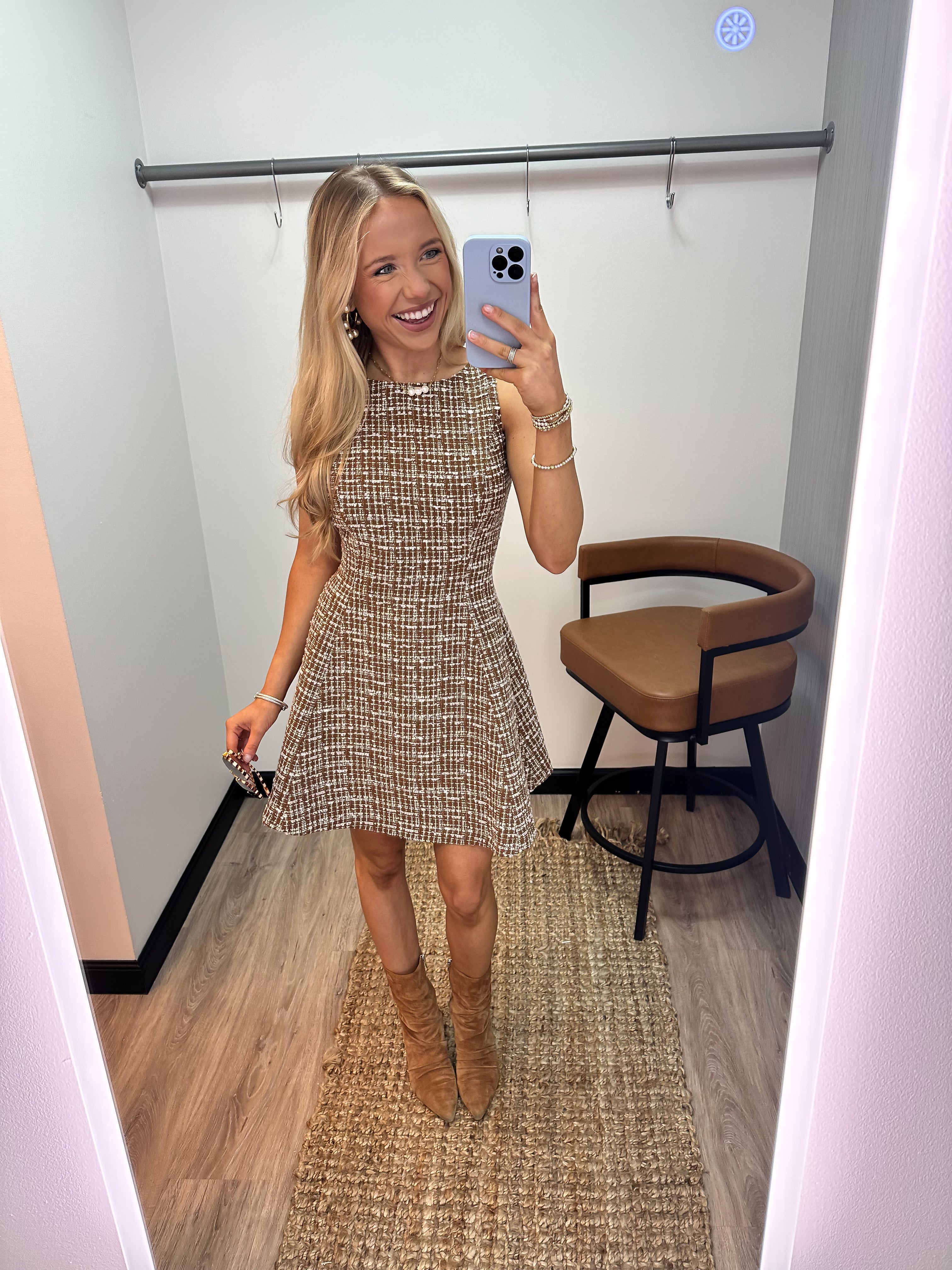 Amanda Uprichard Kyla Dress - Camel - Gabrielle's Biloxi