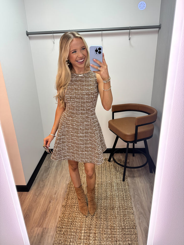 Amanda Uprichard Kyla Dress - Camel