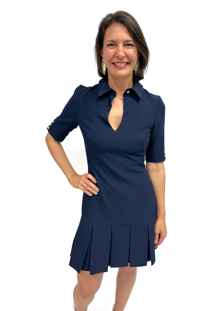 Black Halo Rami Dress - Navy - Gabrielle's Biloxi