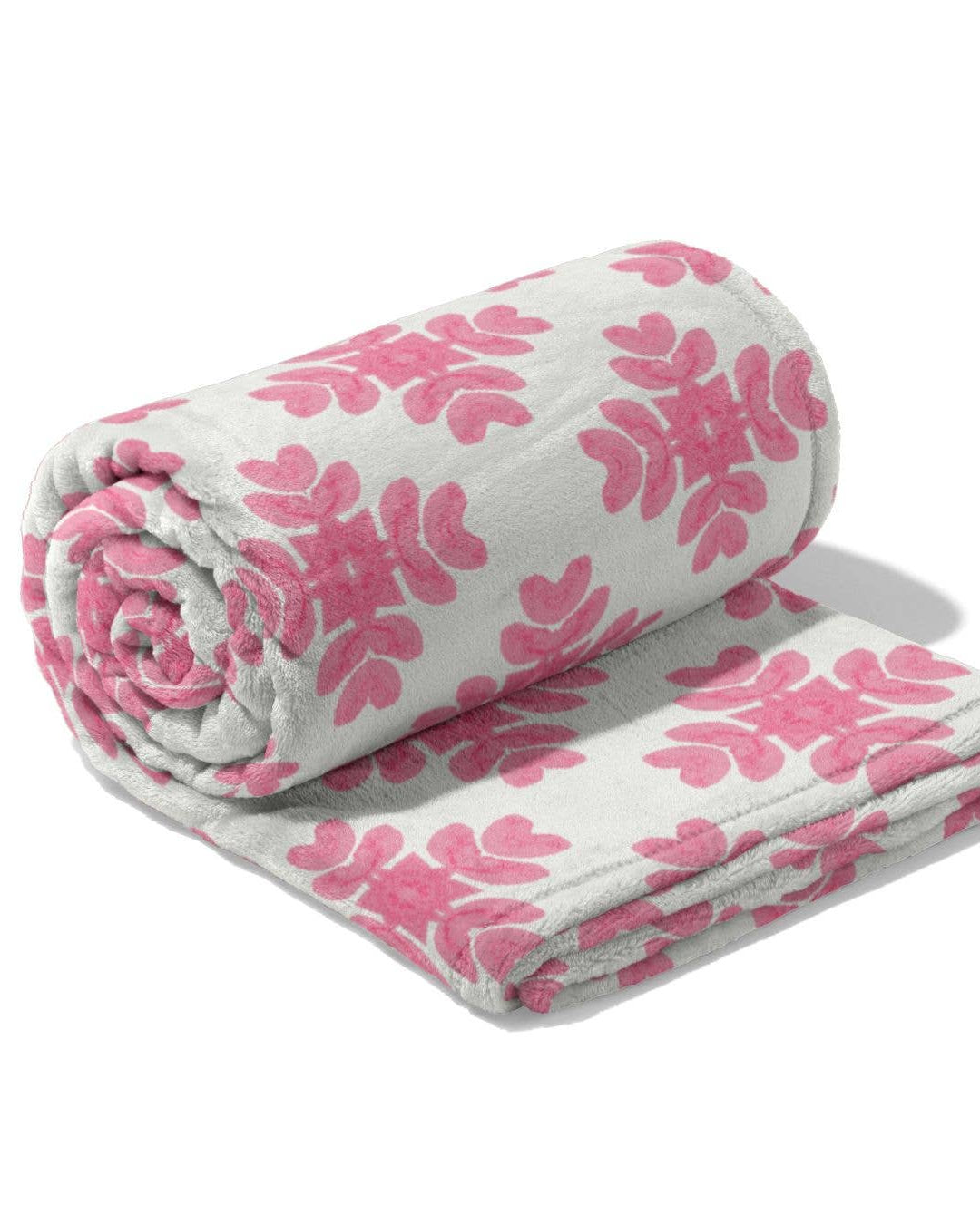 Brushstrokes Pink Fleece Blanket - Gabrielle's Biloxi