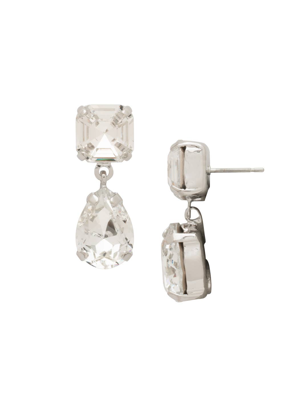 Clara Dangle Earrings -  Palladium