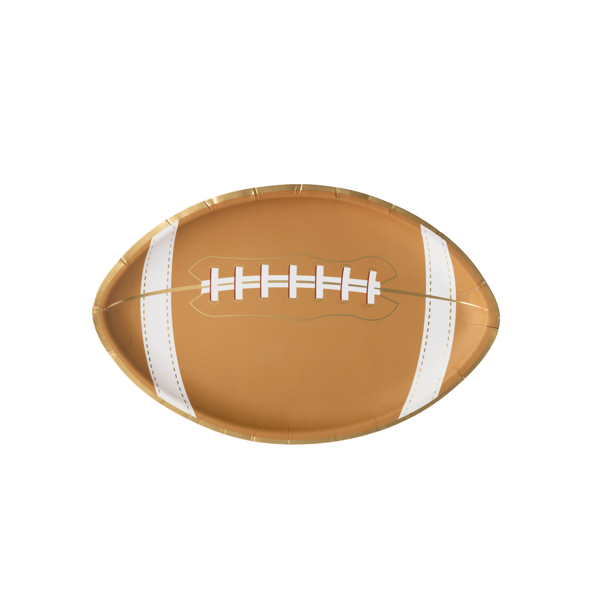 Signature Football Diecut Plate