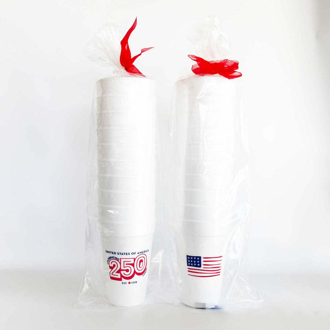 July 4th/Patriotic-America USA 250th Foam Cup