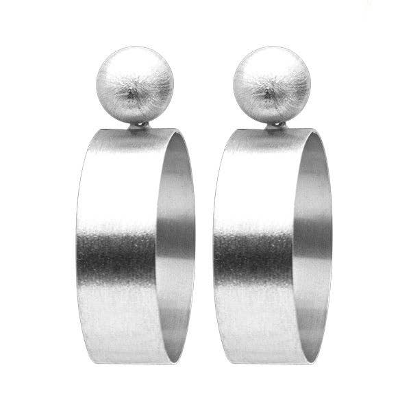 Sheila Fajl Mini Elizzie Earrings - Silver