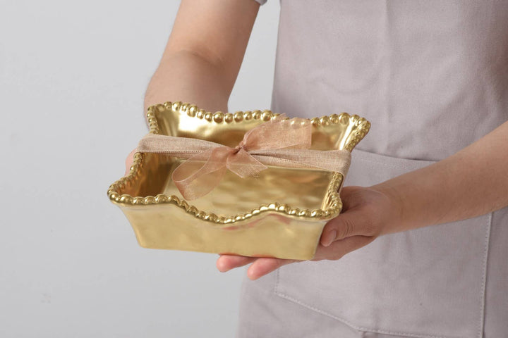 Pampa Bay Cocktail Napkin Holder - Gold - Gabrielle's Biloxi