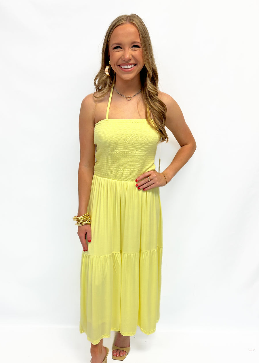 bellissima bridesmaid dresses Bishop + Young Bellissima Smock Dress - Limoncello