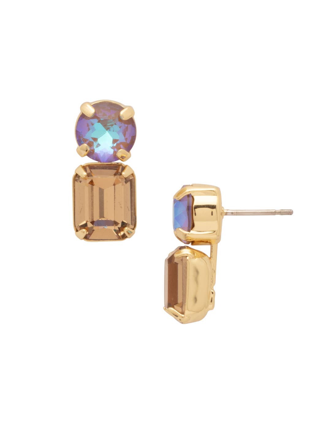 Sorrelli Zelie Dangle Earrings - Honey Bourbon