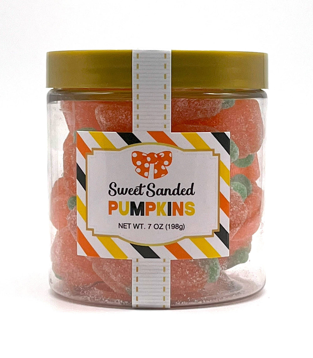 Halloween/Fall Candy Sugar Stacks - Sanded Gummy Pumpkins - Gabrielle's Biloxi