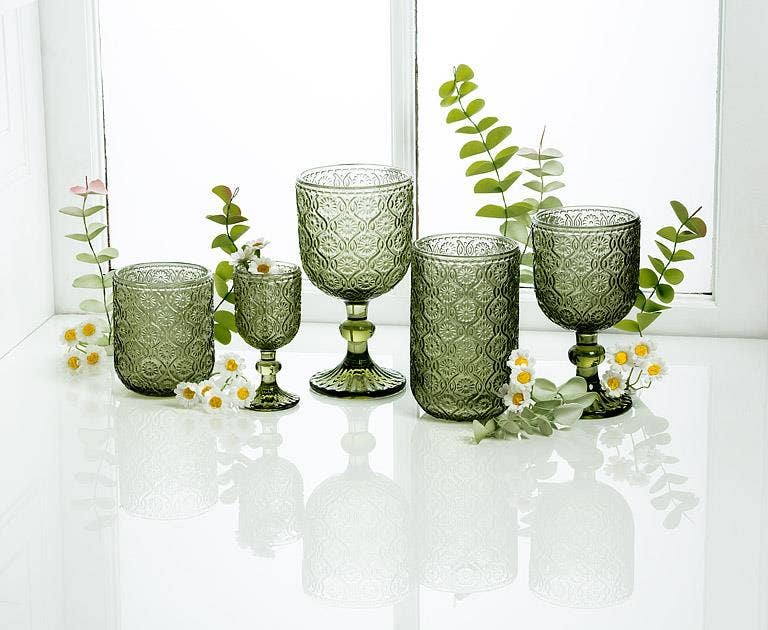 Daisy Tumbler-Olive-3.5"H(10oz) - Gabrielle's Biloxi