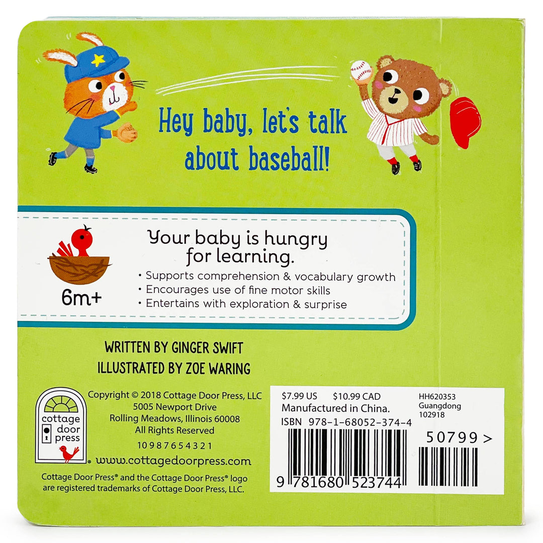 Let's Play Baseball Lift-a-Flap Sports Board Book - Gabrielle's Biloxi