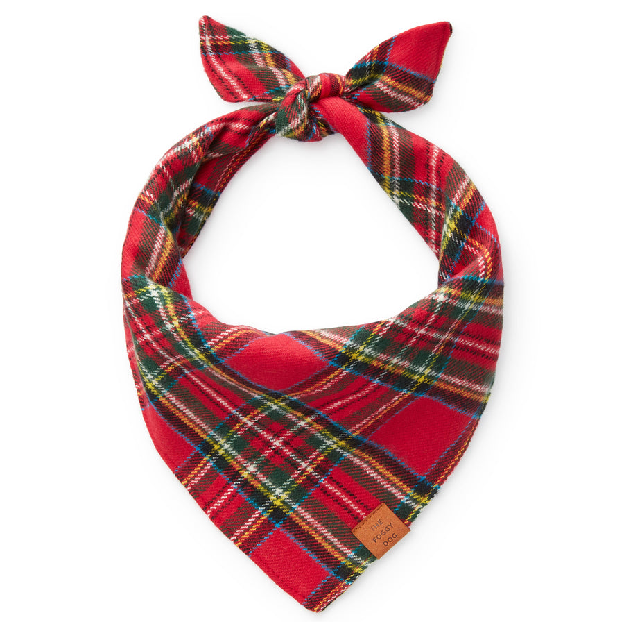 Tartan Plaid Flannel Holiday Dog Bandana - Gabrielle's Biloxi