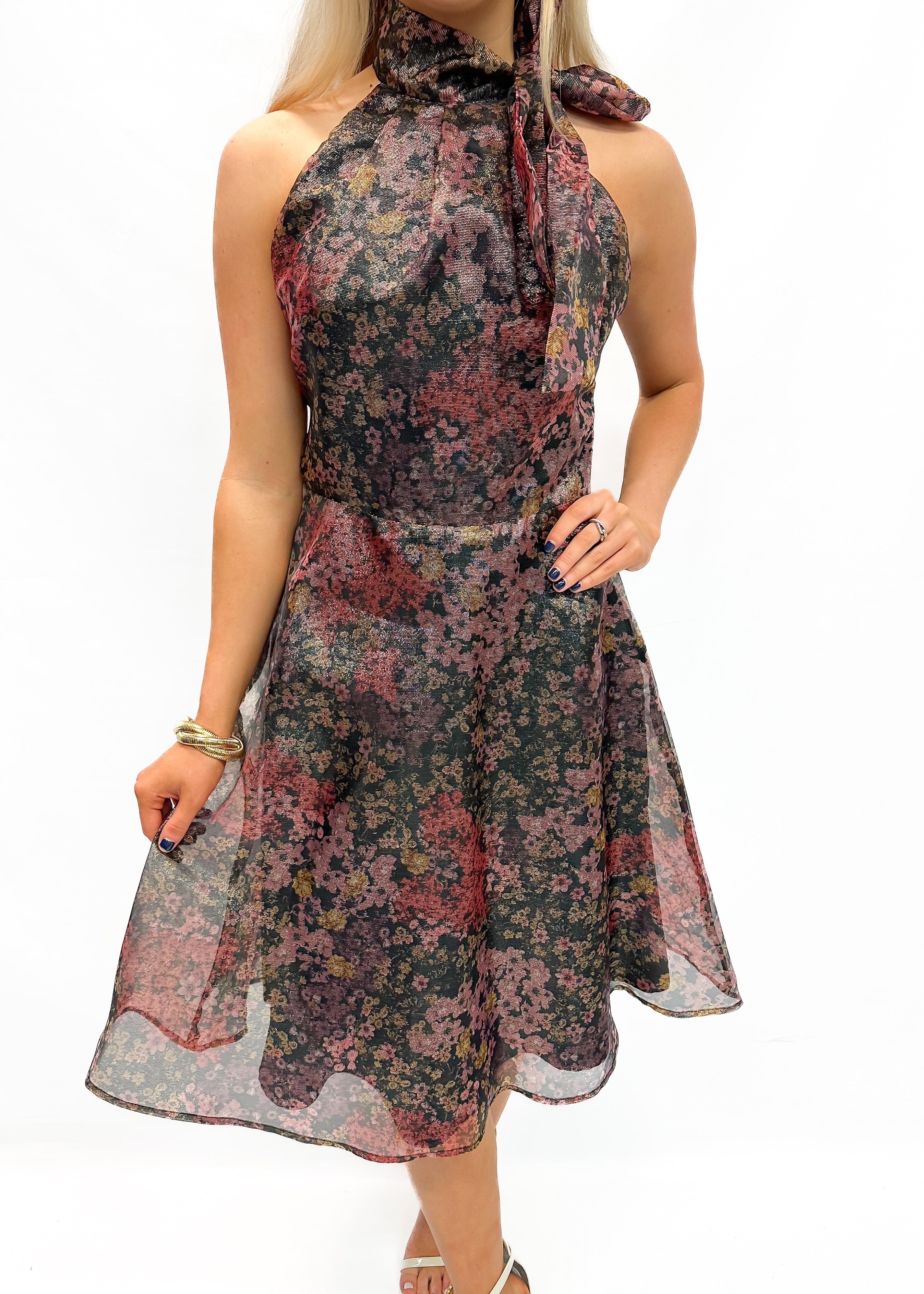 Black Halo Audrey Dress - Ditsy Delight - Gabrielle's Biloxi